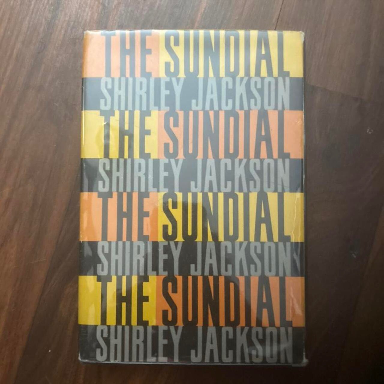 The Sundial by Shirley Jackson HC DJ clear slip-on book cover First Edition 1958