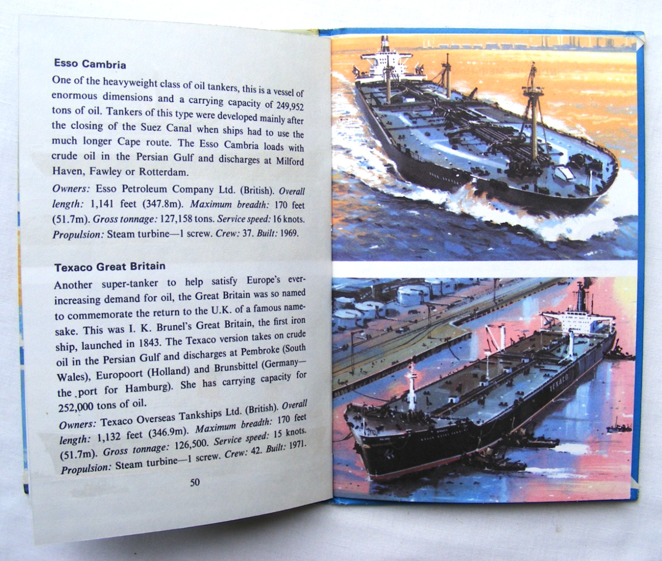 Ladybird Book – Merchant Ships – Recognition 584 -1st Edition- VGC +FREE COVER+