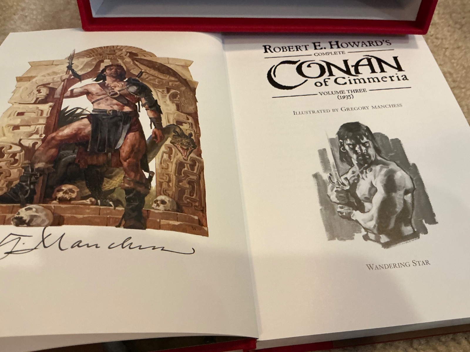 CONAN OF CIMMERIA by R.E. Howard Volume 3 #103/1000 Greg Manchess 2005 LTD/ED NM