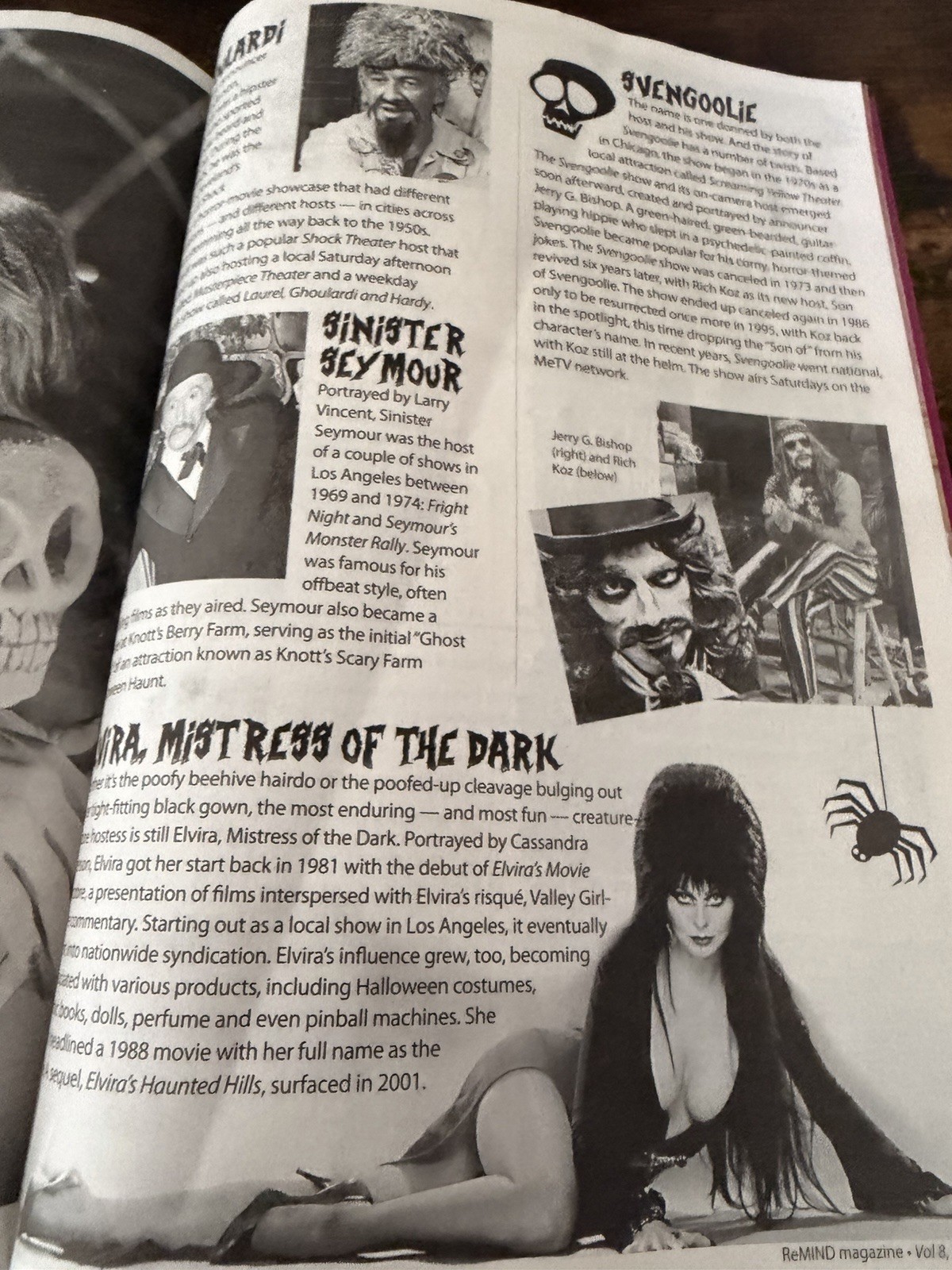 Remind Magazine Ghoulish Greats Halloween Horror Edition October 2016 Rare