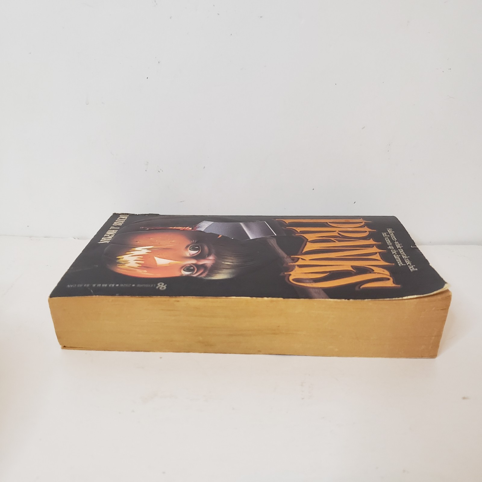 Pranks Paperback Book Dennis J. Higman Leisure Horror Vintage Halloween