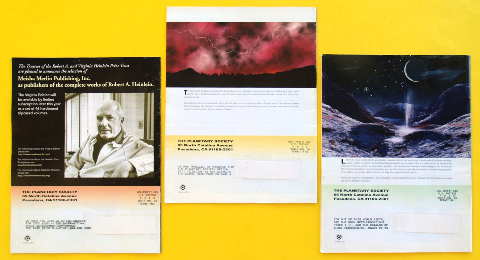 6 PLANETARY REPORT—SPACE EXPLORE—MARS ORBITER + OPTICAL SETI—ASTEROIDS—& L5 NEWS