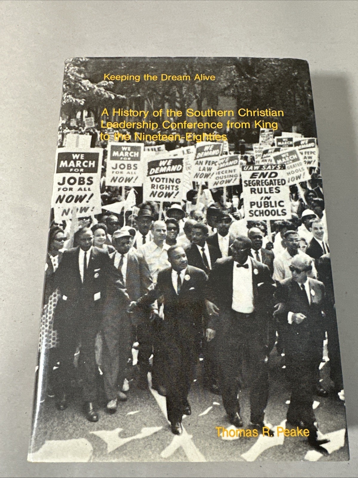 Keeping Dream Alive History Southern Christian Leadership Black Americana Book