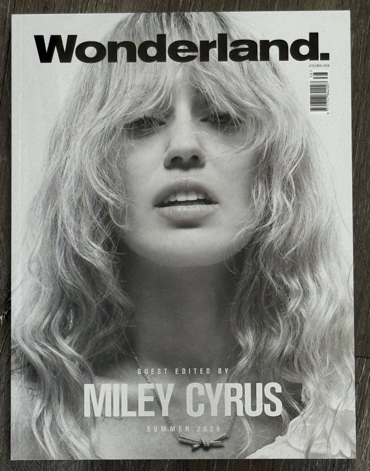 WONDERLAND MAGAZINE – SUMMER 2026 – MILEY CYRUS – BRAND NEW