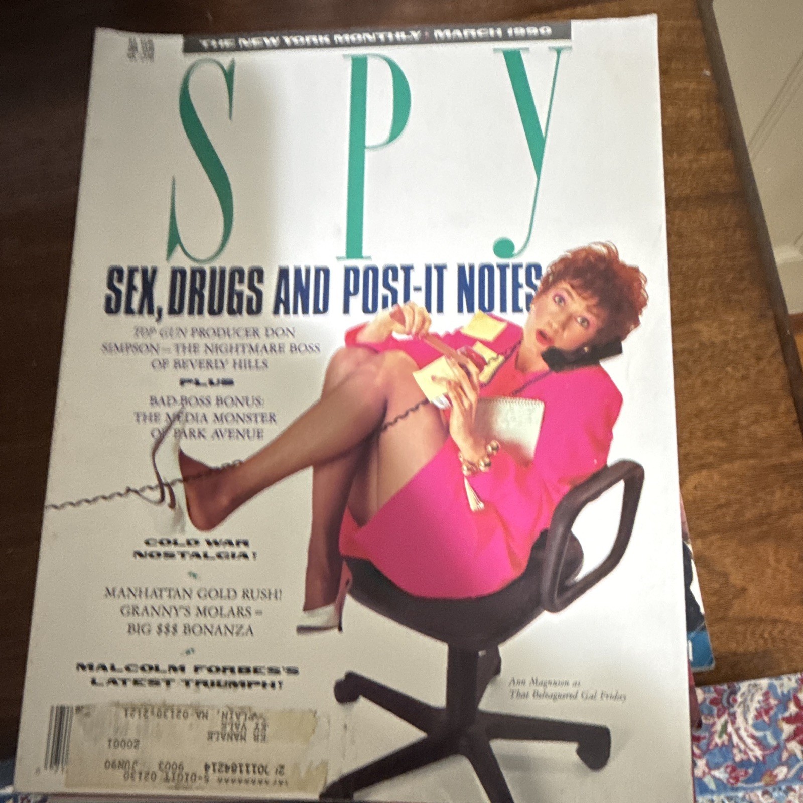 SPY Magazine Feb/May/Jun/Jul/Aug 1990 English Illustrated Monthly NY Monthly