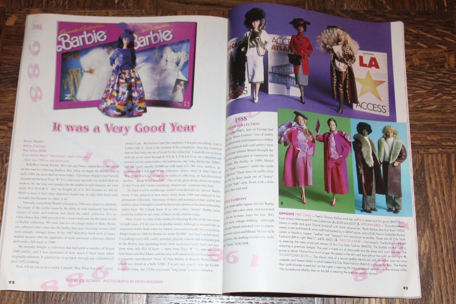 Miller’s Fashion Doll Magazines Jul Nov 1998, Jan May Sept 1999, Jan 2000