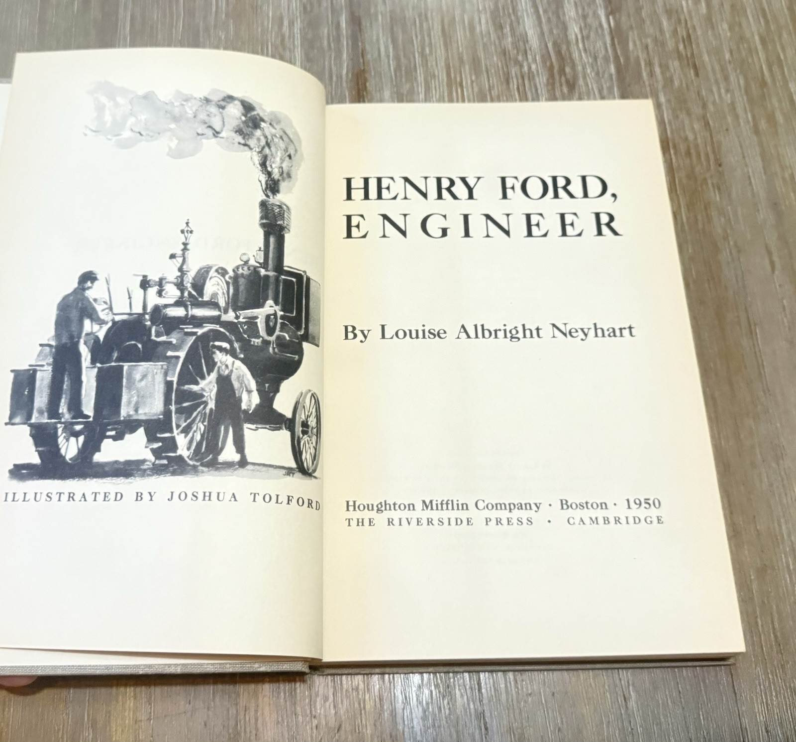 Henry Ford Engineer by Louis Albright Neyhart 1950 Hardcover / DJ