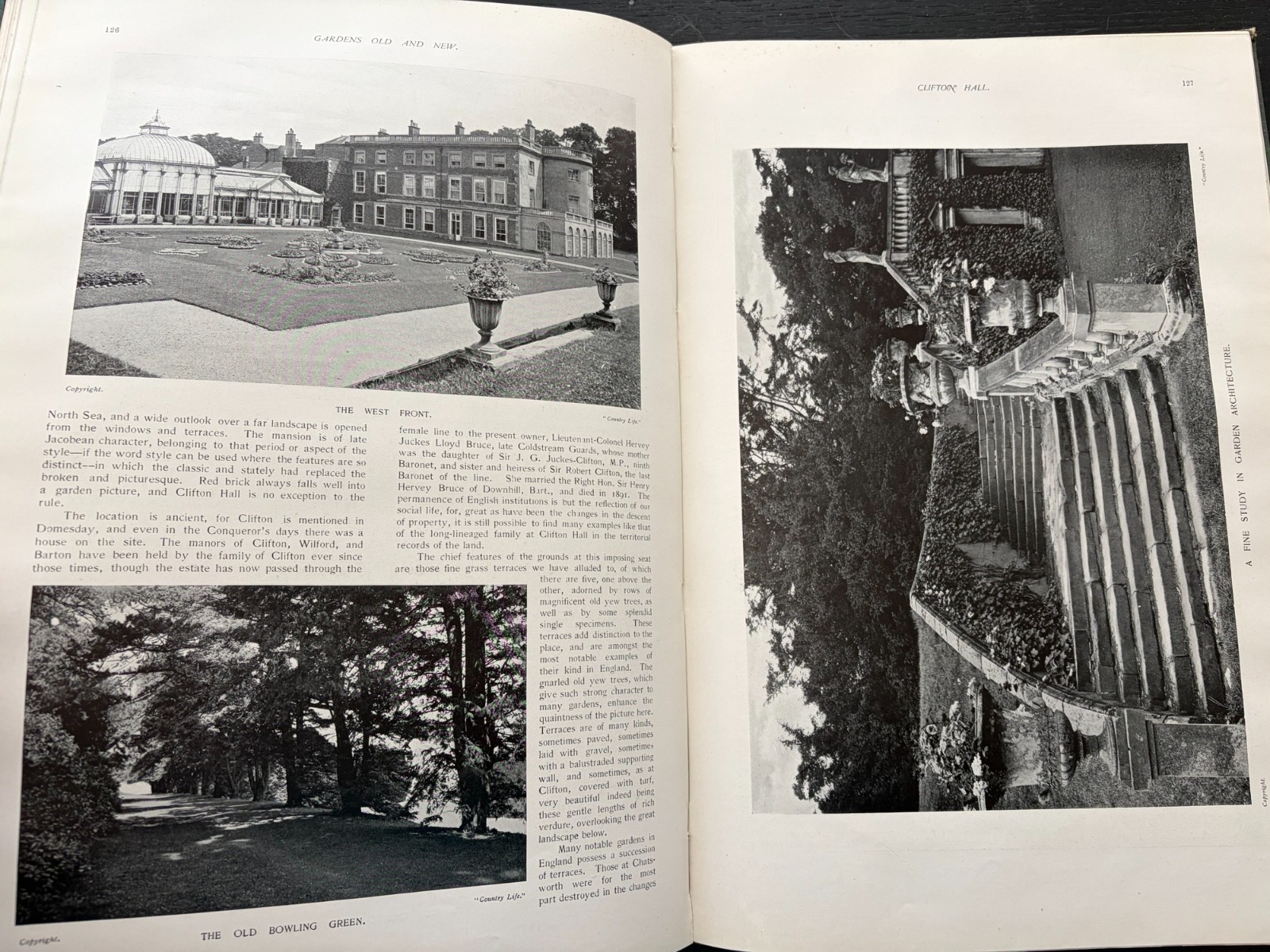 Gardens Old and New (ca.) 1906 by Country Life London HC Folio Illus. G!
