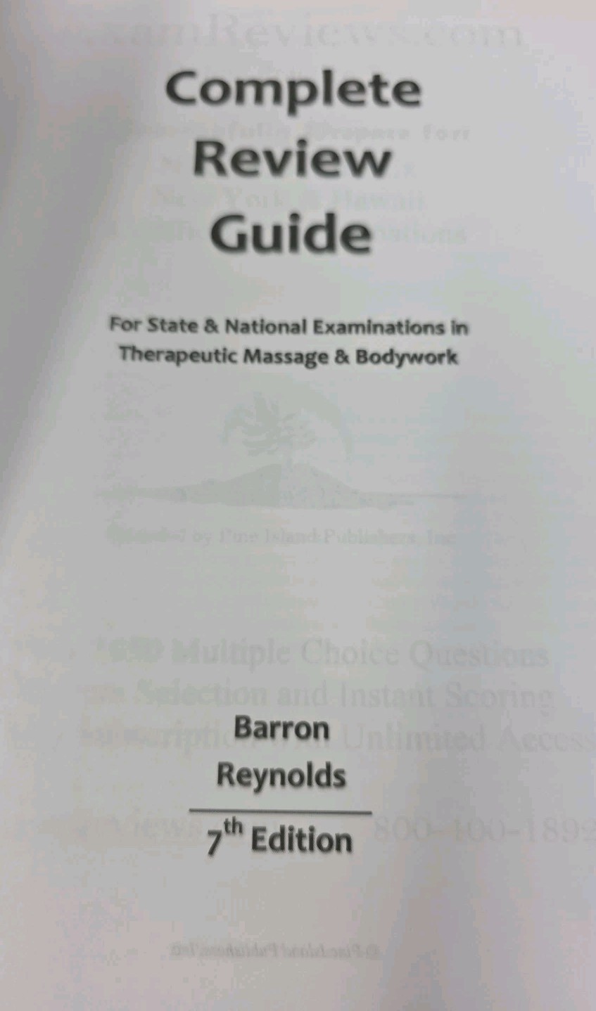 Complete Review Guide : For State & National Examination in Therapeutic Massage