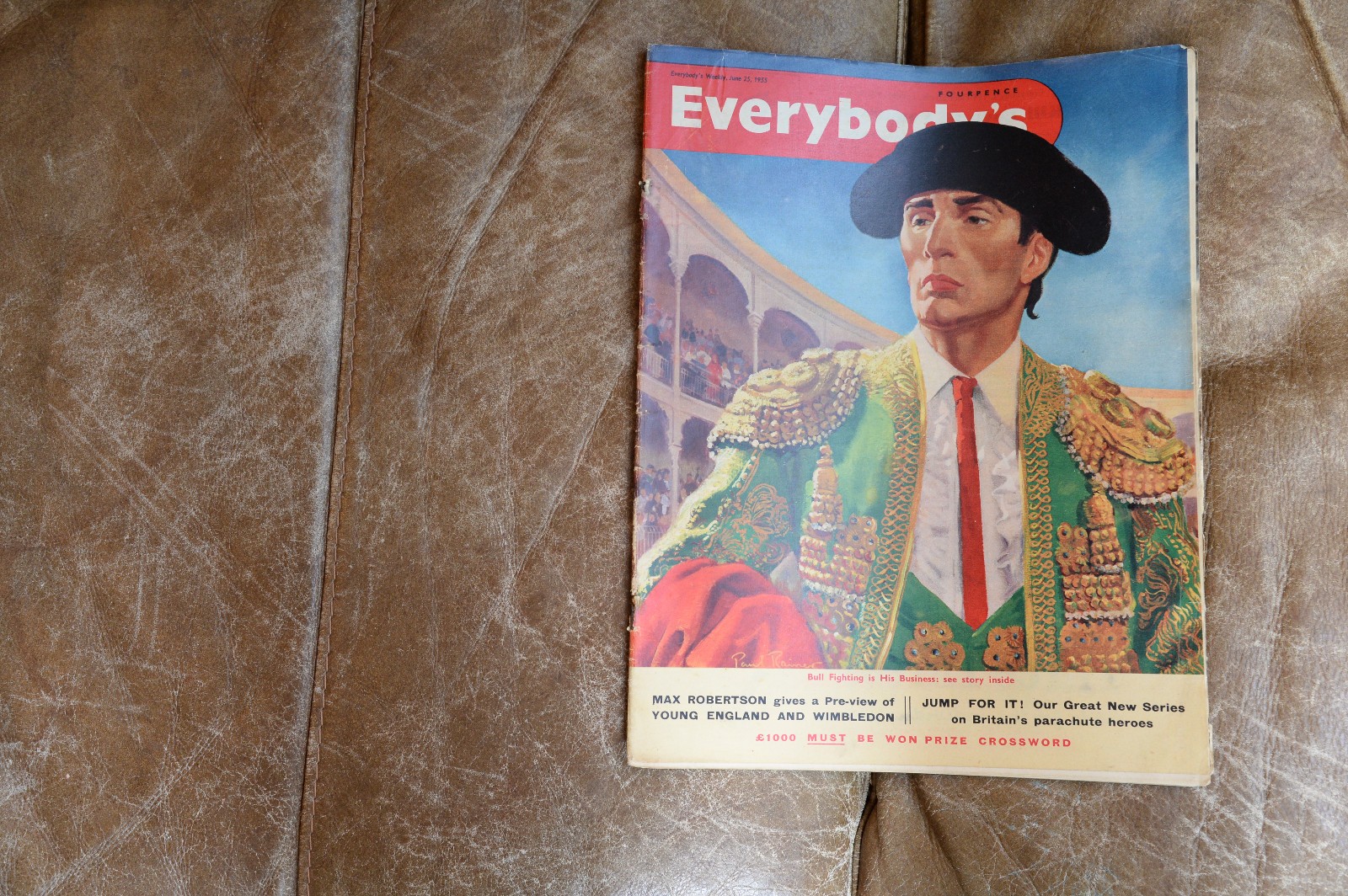 Six Everybodys Weekly Magazines from 1955