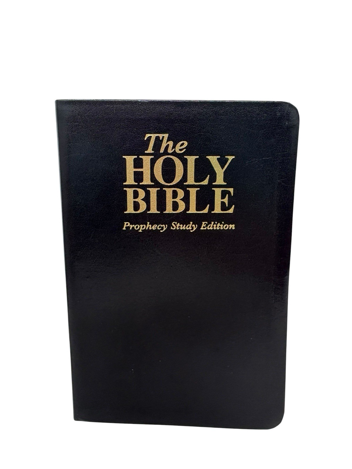 Holy Bible Prophecy Study Edition NKJV New King James Version Black Leather