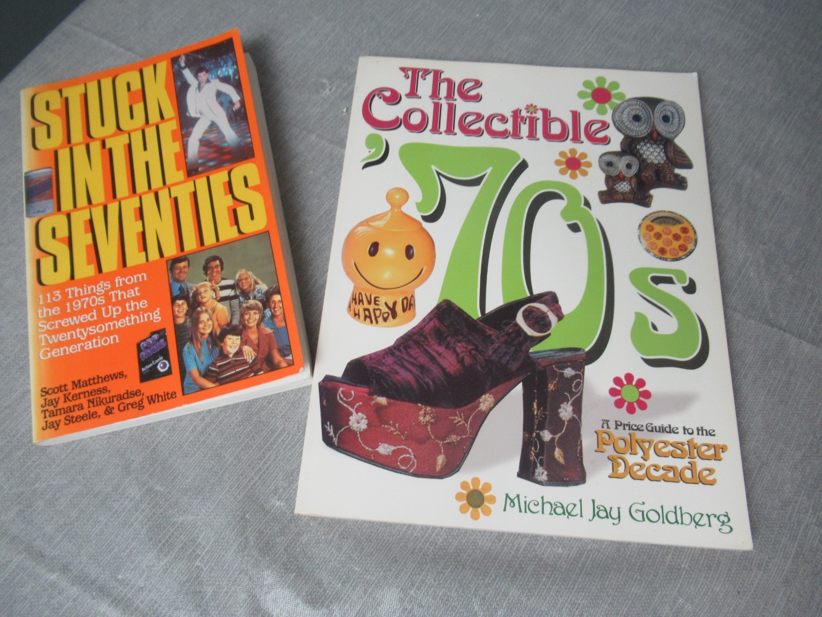 2 – 70’s Books – A Price Guide to Polyester Guide & Stuck in the 70’s – 1 214