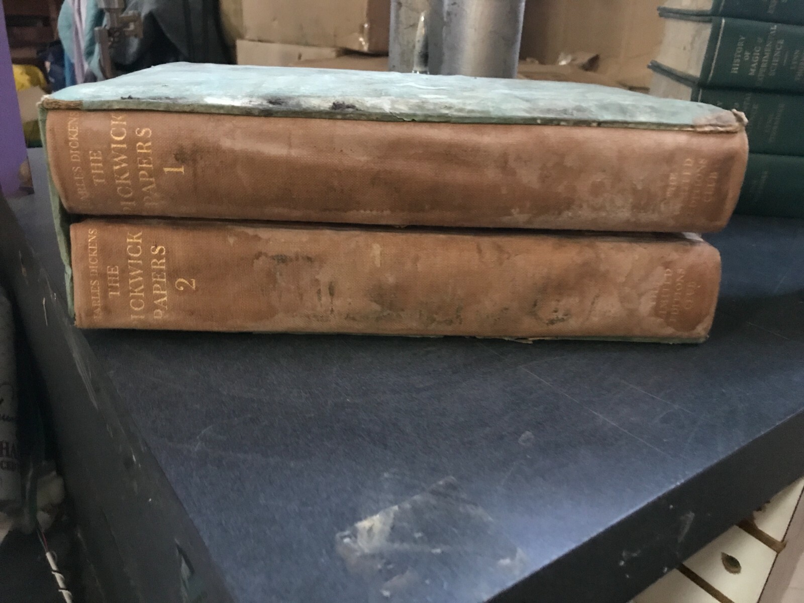 Dickens- Pickwick Papers Vol 1&2 1933 Limited Editions Club W/ Slip Case!!