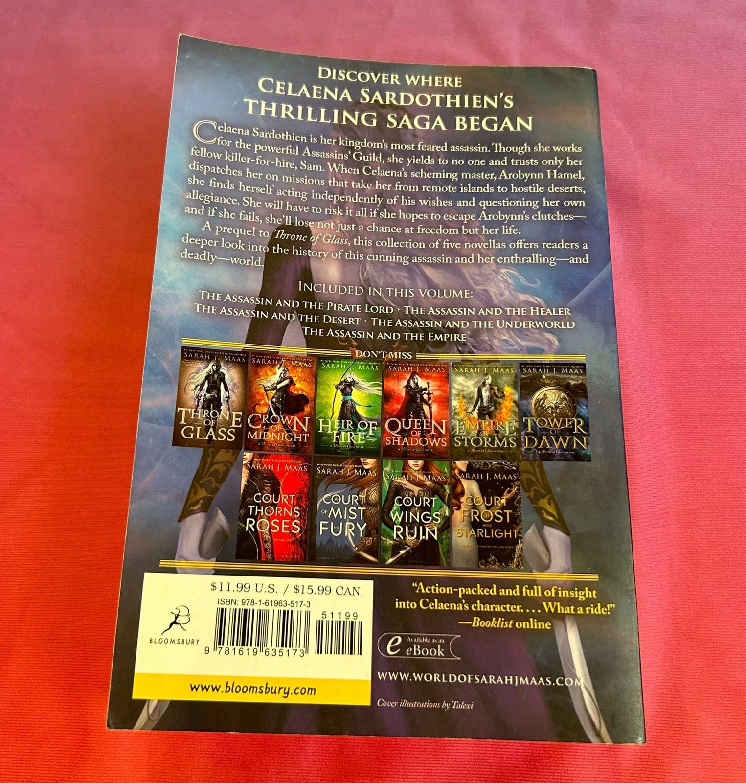 The Assassin’s Blade Sarah J. Maas Throne of Glass Novellas Paperback Book