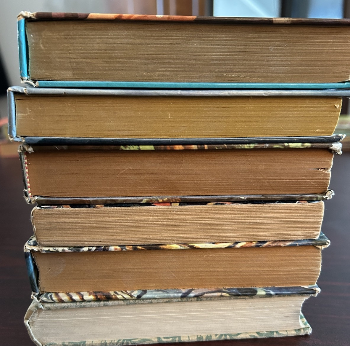 #584 6 Books Robinson Crusoe, Huck Finn , Tom Sawyer,Davy Crockett & More !