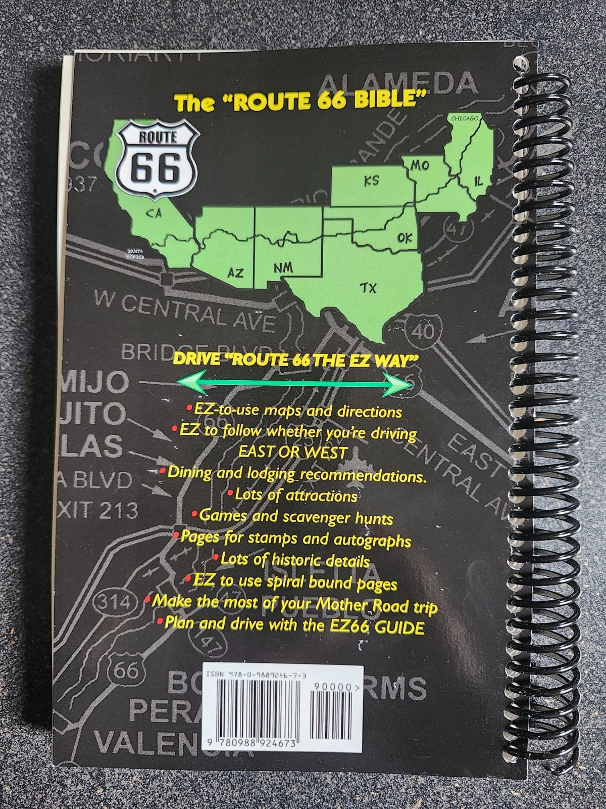 NEW Route 66 EZ 66 GUIDE FOR TRAVELERS 6th EDITION By Author Jerry Mcclanahan