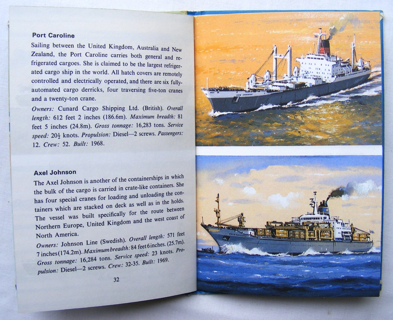 Ladybird Book – Merchant Ships – Recognition 584 -1st Edition- VGC +FREE COVER+