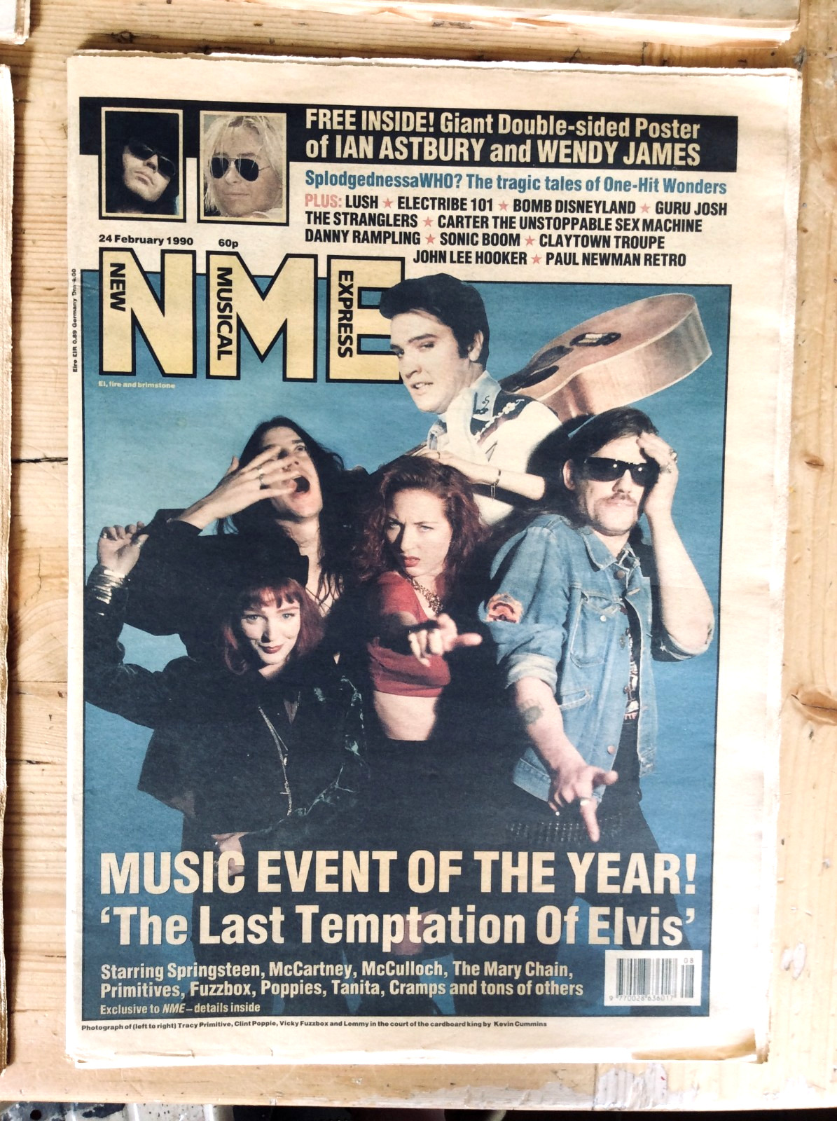 NME. New Musical Express Magazines. February 1990. Four issues. No Posters.