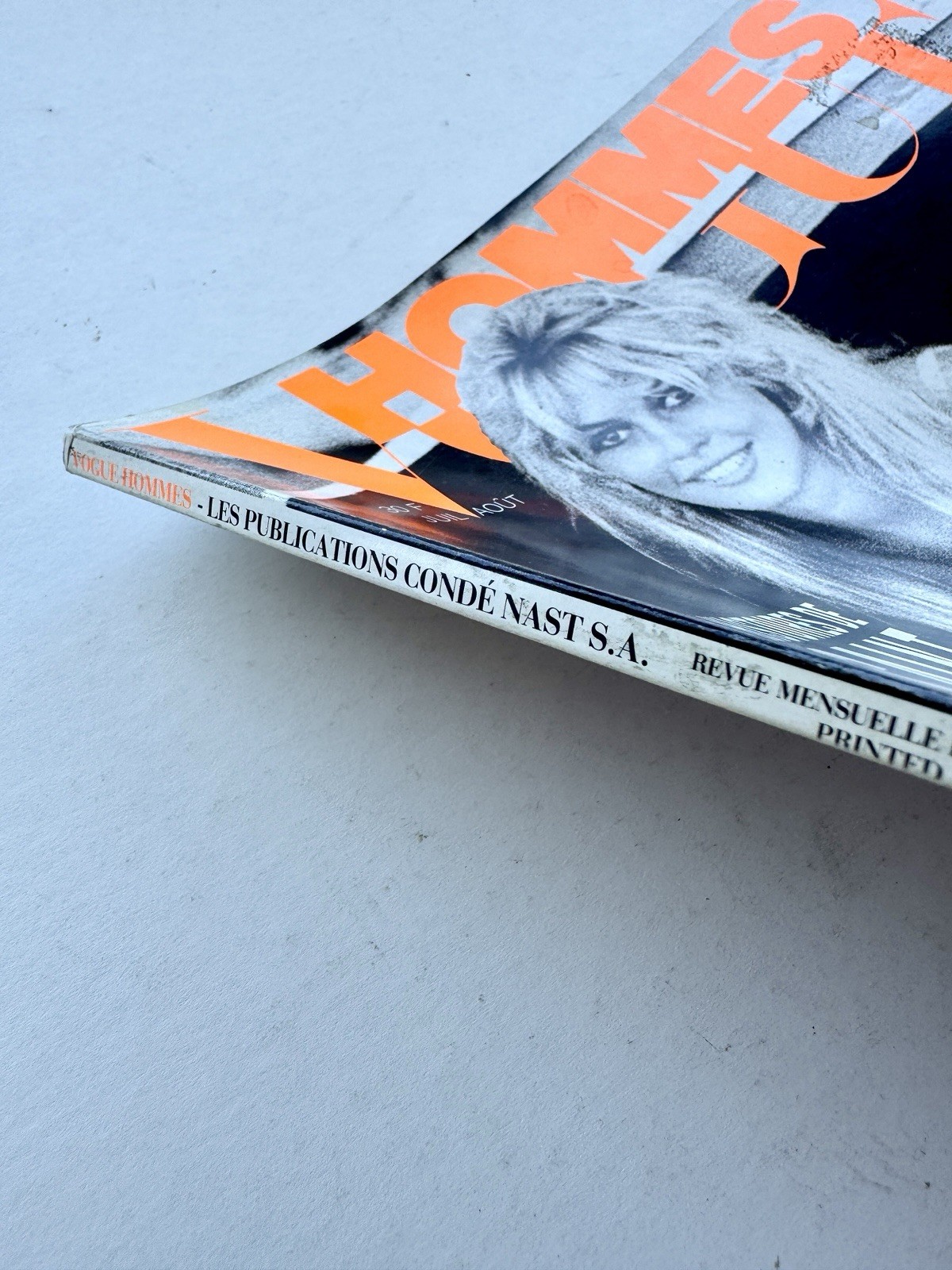Vogue Hommes No. 151 Jul Aug 1992 Brigitte Bardot Claudia Schiffer Versace
