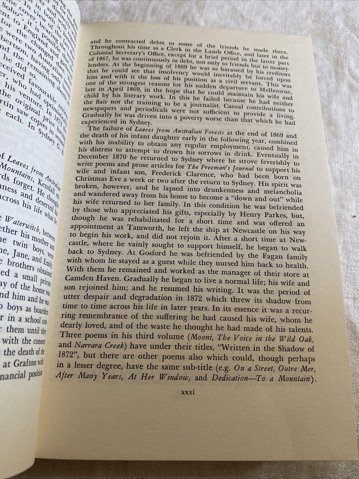 The Poetical Works Of Henry Kendall 1966 Hardcover 1st Edition Rare