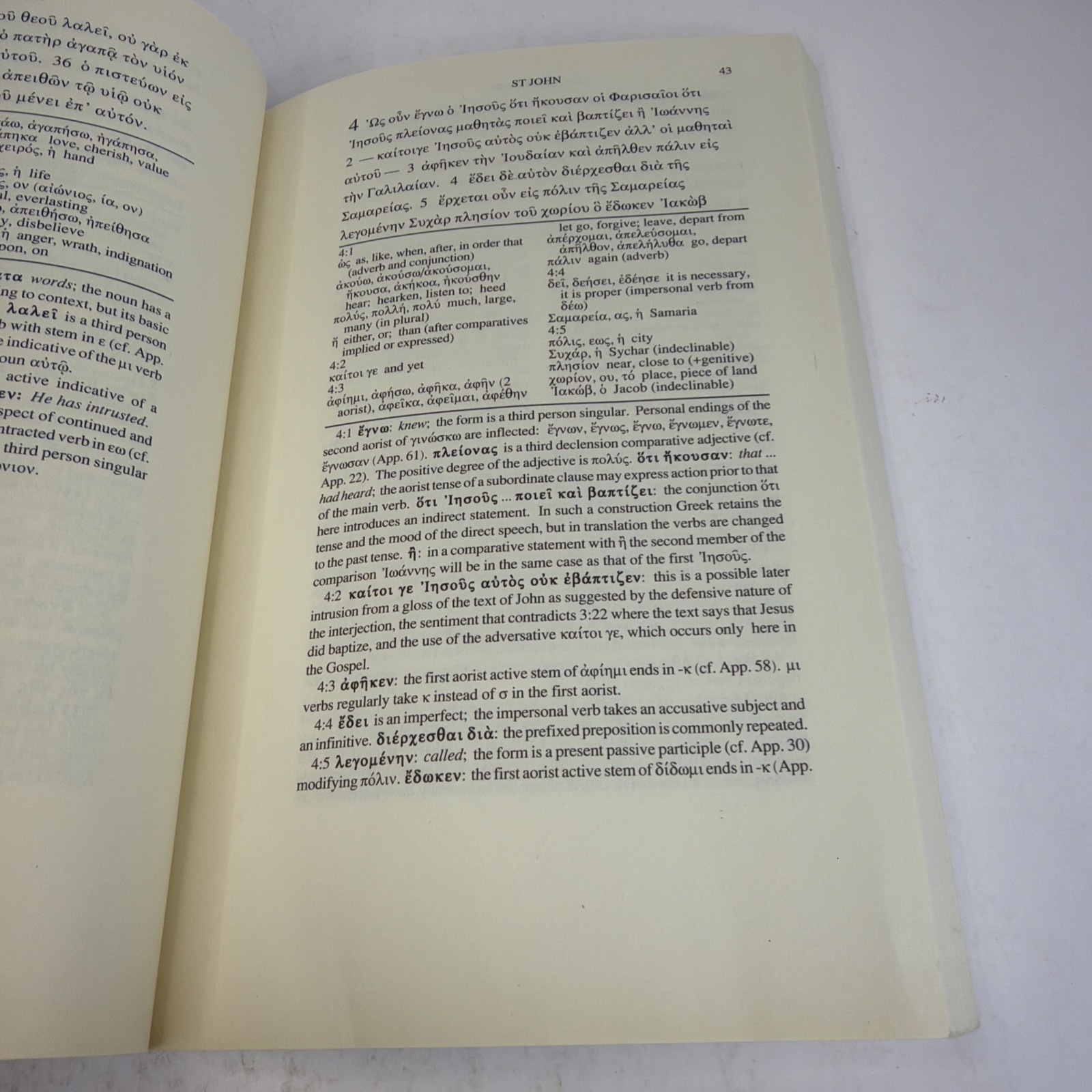 College Classical Series – Reading the Gospel of St. John in Greek Signed PB