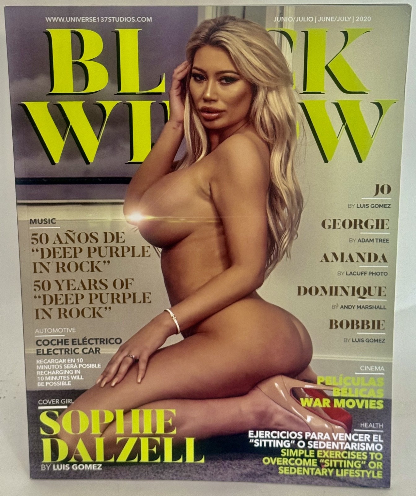 Black Widow Magazine Jun/Jul 2020 Sophie Dalzell Rare Collector Issue