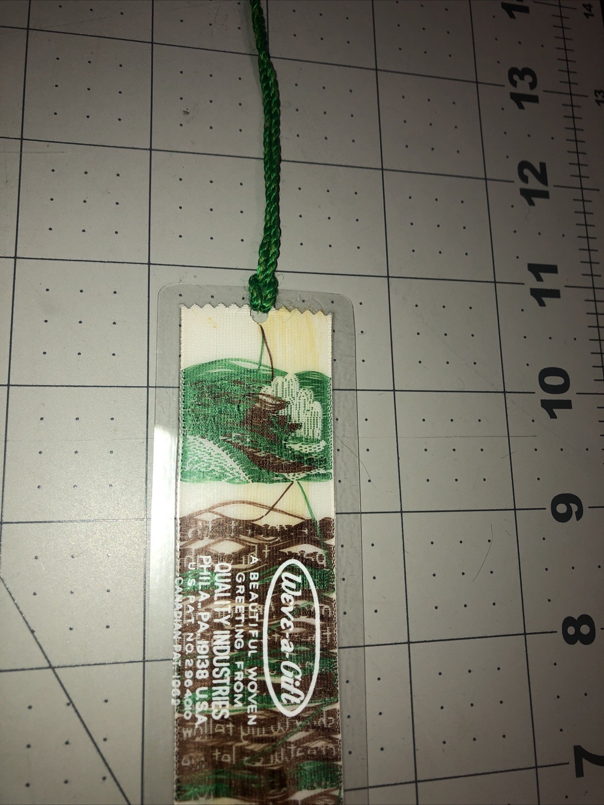Weve-A-Gift Lovely Bookmark .. “shall not pass this way again” VINTAGE Polyester