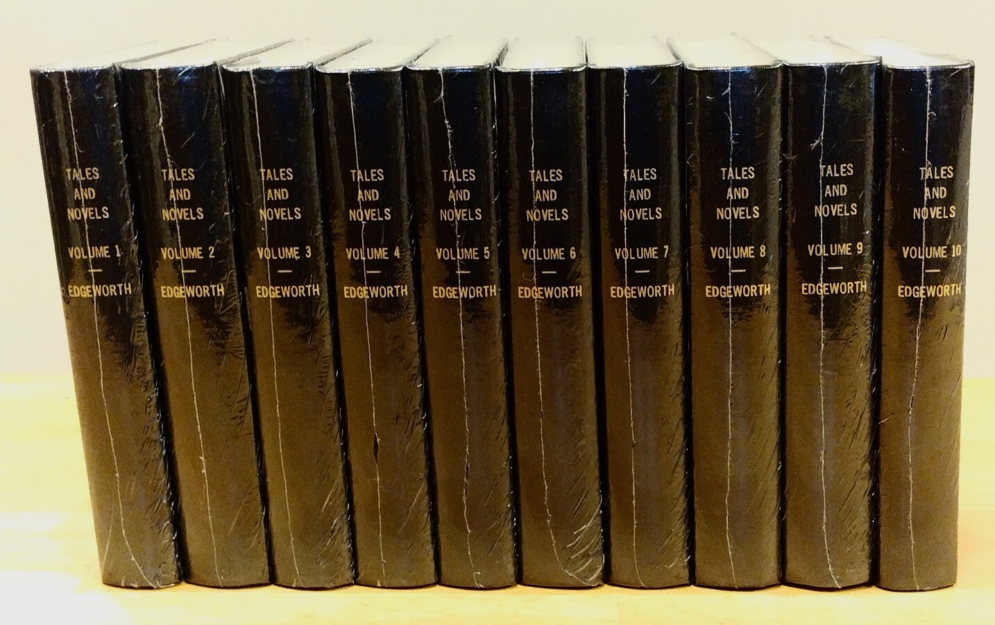 MARIA EDGEWORTH: TALES and NOVELS in 10 VOLUMES – NEW – SEALED!