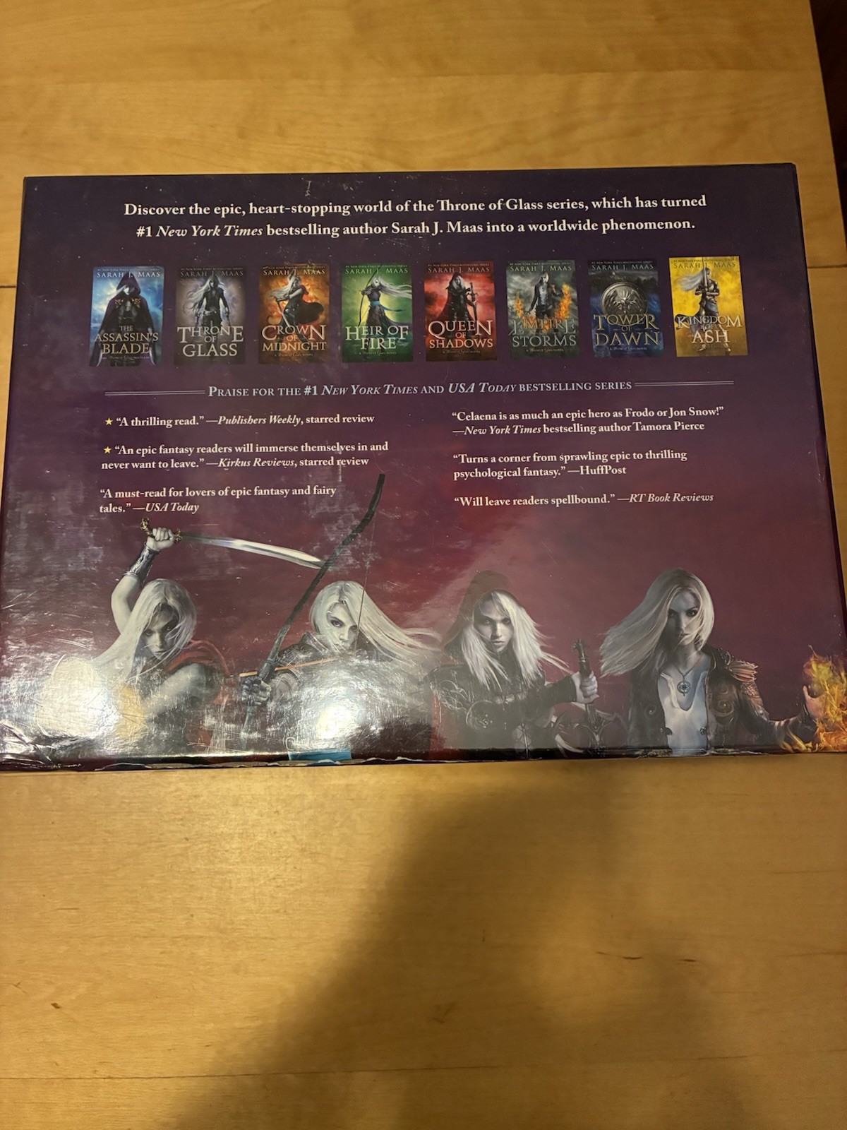 Sarah J. Maas Throne of Glass OOP Box Set Original Covers Sealed