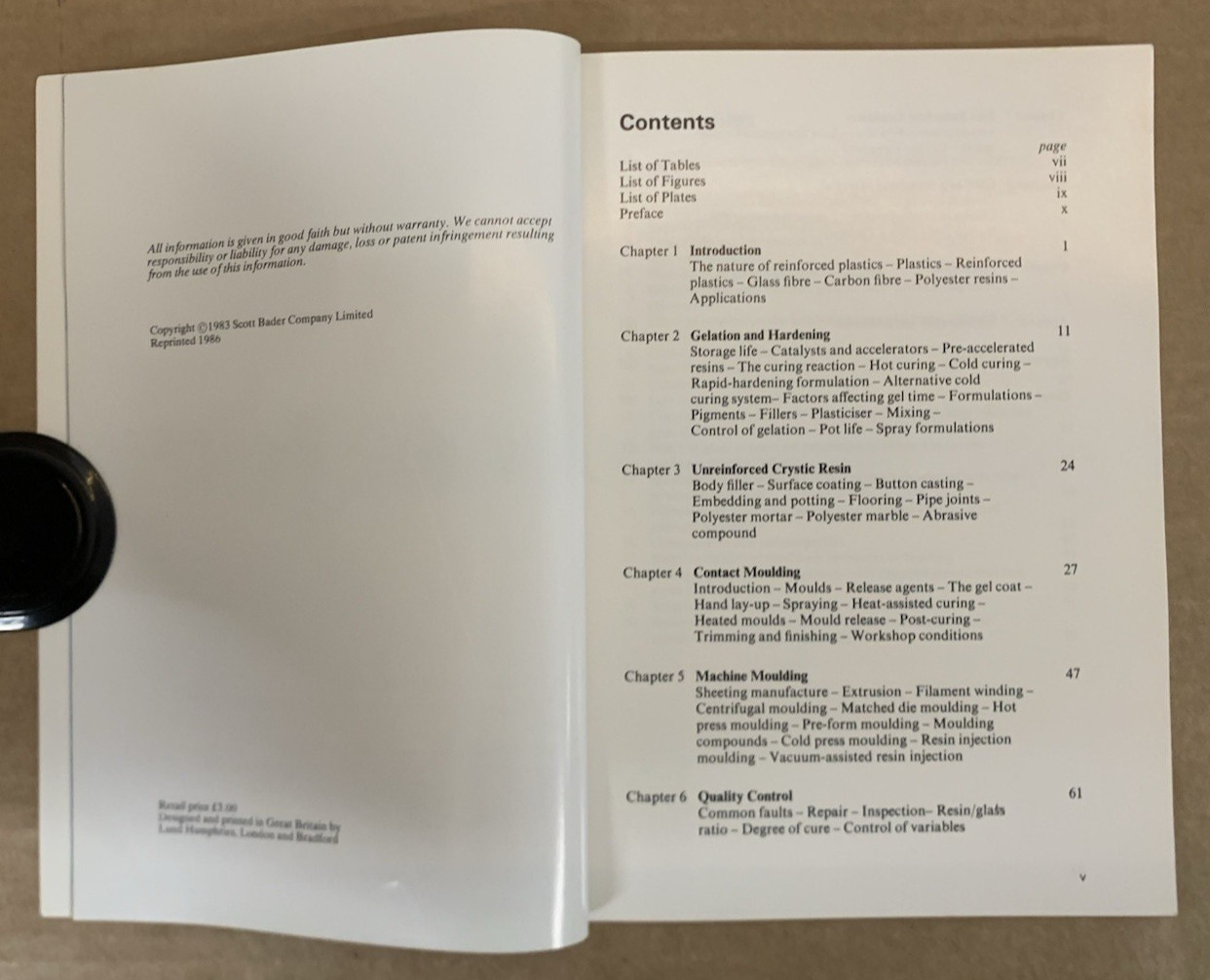 Crystic Polyester Handbook – Scott Bader – Paperback – 1986