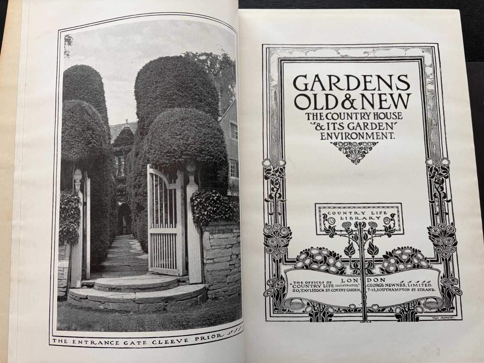 Gardens Old and New (ca.) 1906 by Country Life London HC Folio Illus. G!
