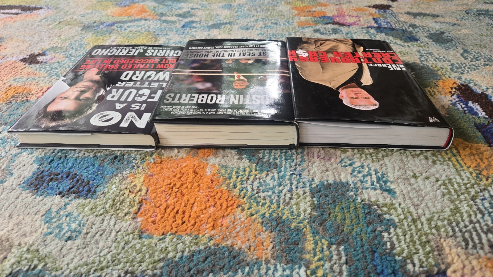 WWE Wresting Book Bundle Chris Jericho, Eric Bischoff Justin Roberts WWF WCW AEW