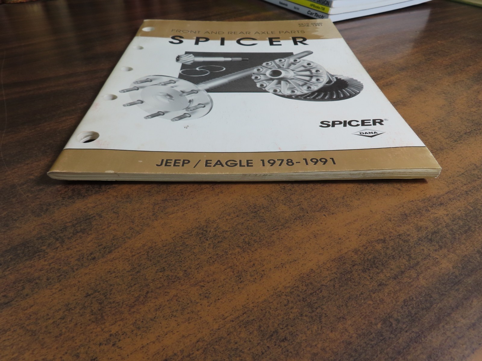 SPICER Front and Rear Axle Parts Jeep Eagle 1978-1991 X510-6DSD June 1991