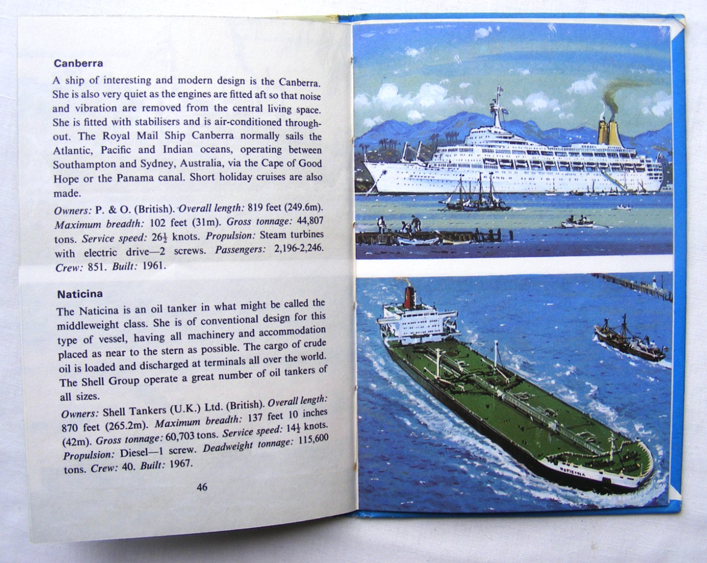 Ladybird Book – Merchant Ships – Recognition 584 -1st Edition- VGC +FREE COVER+