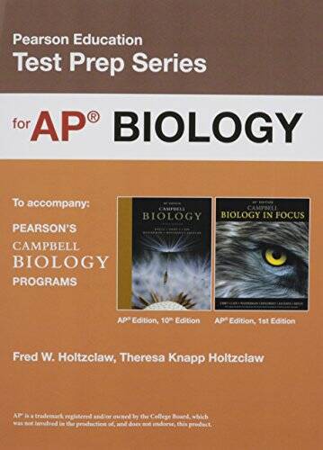 Preparing for the Biology AP Exam (School Edition) (Pearson Education Te – GOOD