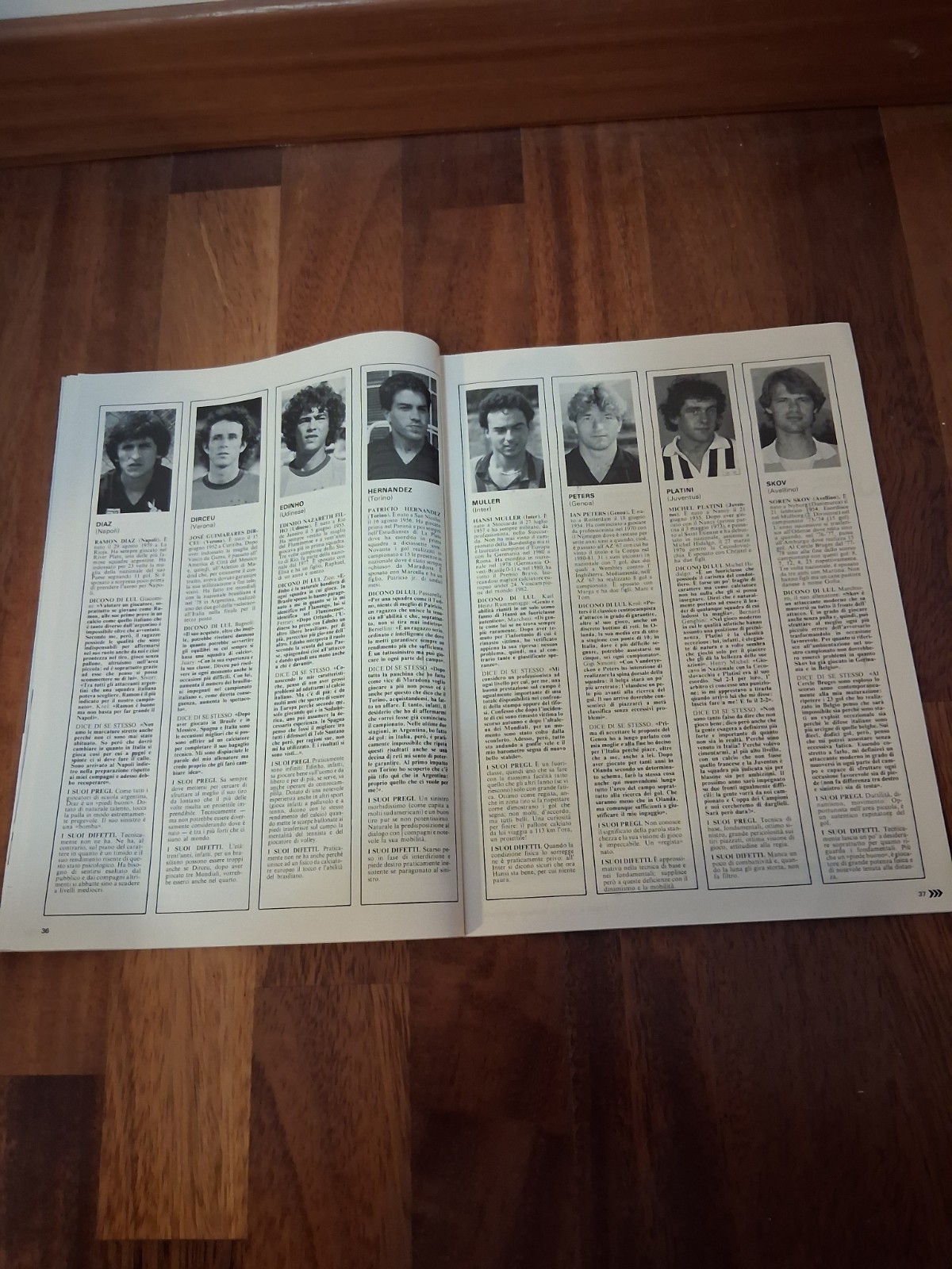 GUERIN SPORTIVO AUGUST 1982 SOCRATES, THE 1982-83 SERIE A + POSTER PASSARELLA!