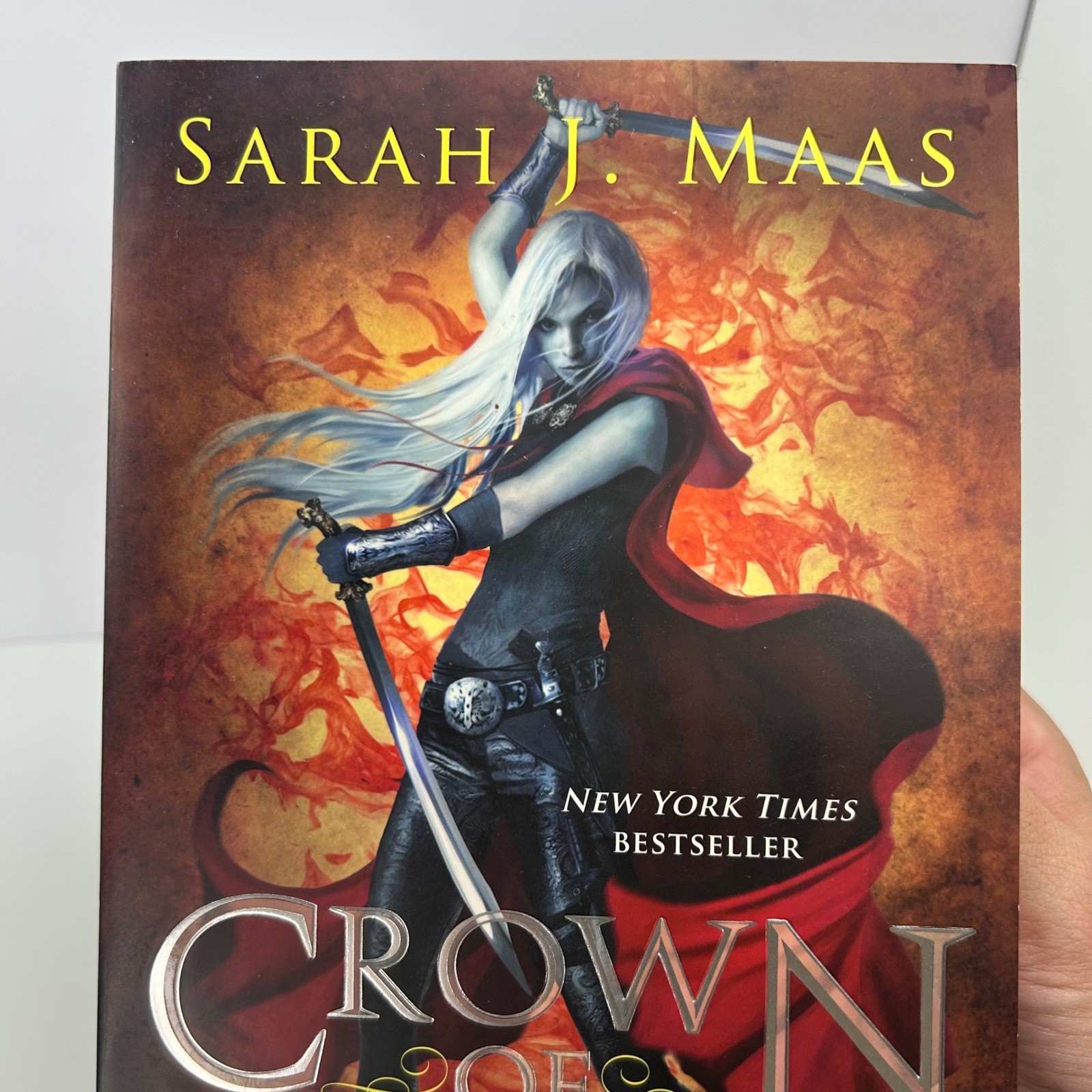 Crown of Midnight 1st Print Paperback by Sarah J. Maas Throne of Glass