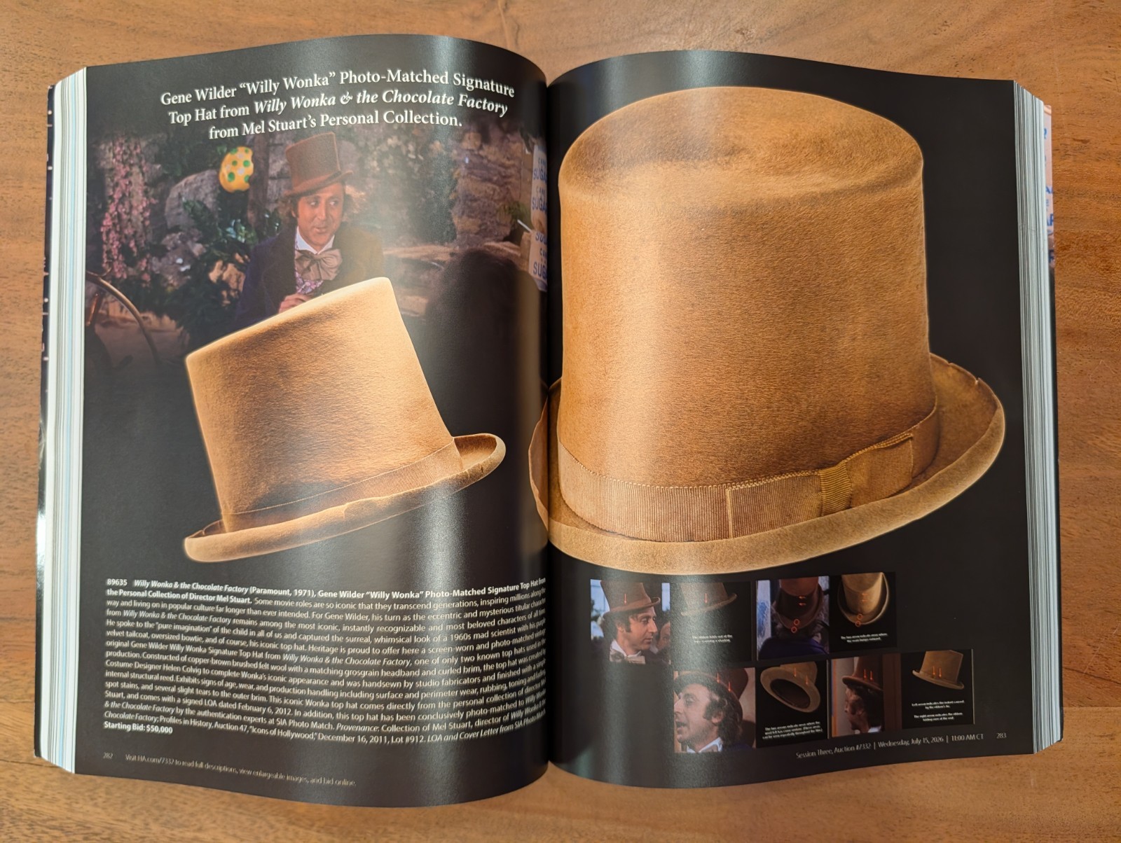 Heritage Auctions Catalog July 13-17 Wizard of Oz Star Trek Wonka Hollywood