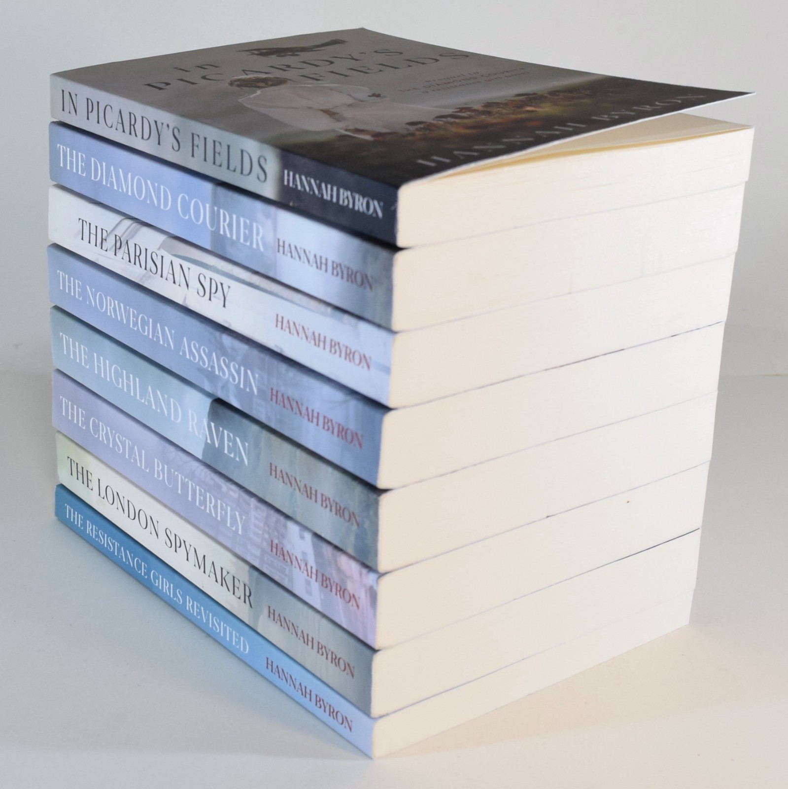 Resistance Girl Novel Set by Hannah Byron – 1-8 in Series – WW2 Era