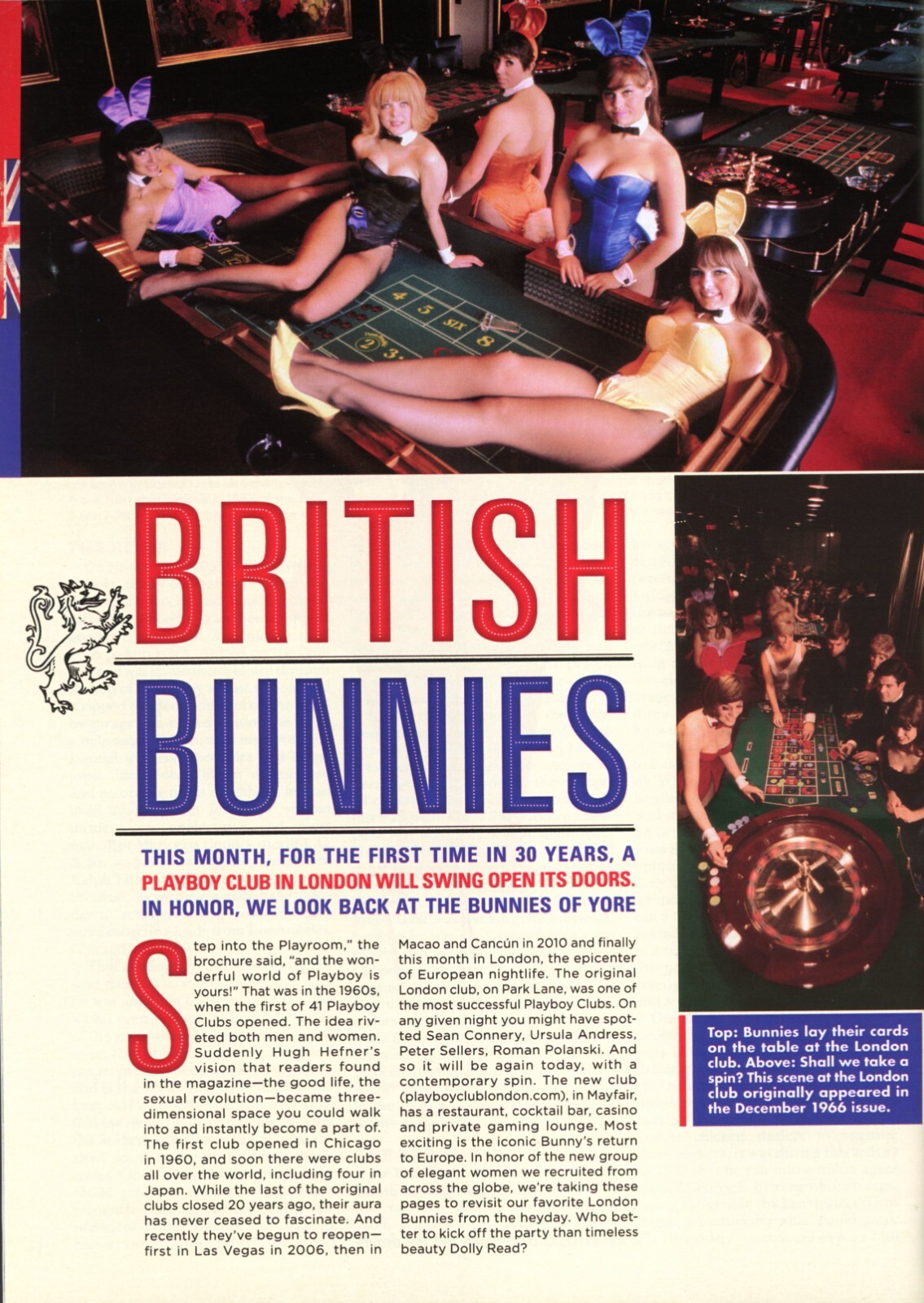 PLAYBOY-Jul 2011- Mrs Crystal Hefner ; Playmate: Jessa Hinton; British Bunnies
