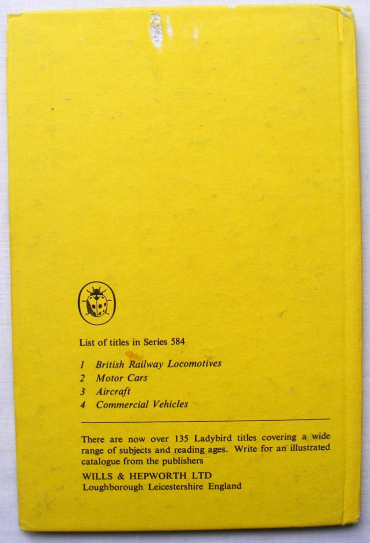 Ladybird Book – Commercial Vehicles-Recognition Series 584-Good/VGC +FREE COVER+