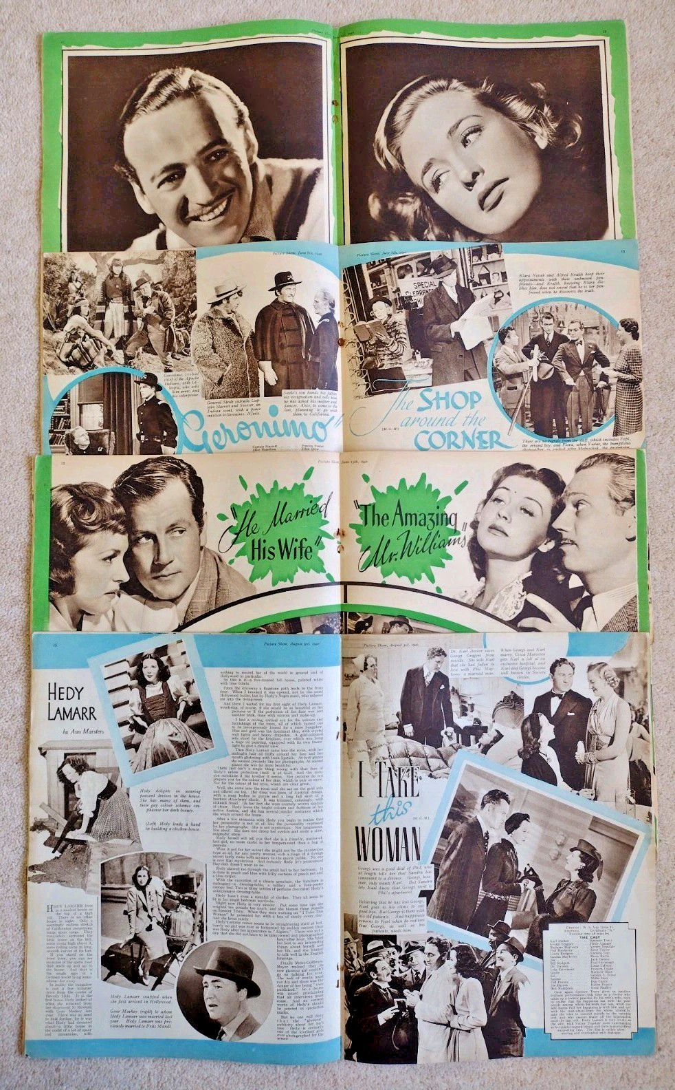 Picture Show magazine x13 1940 issues WW2 Home Front – all listed