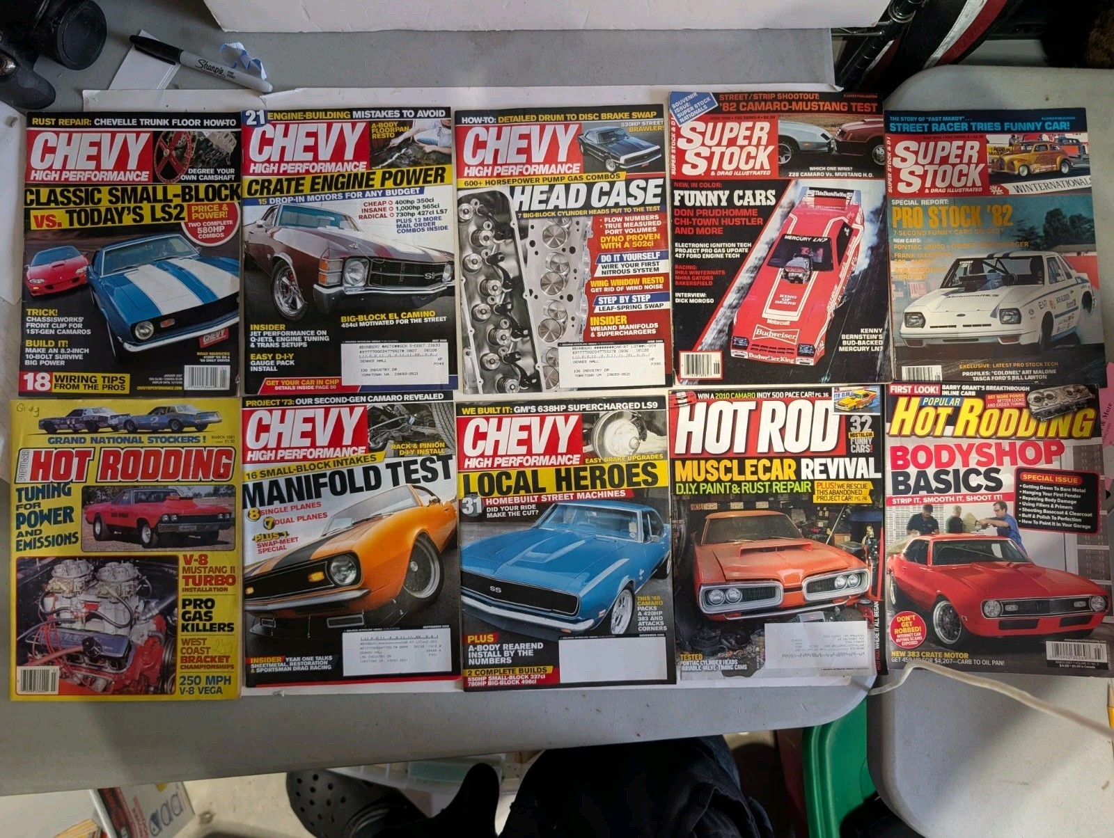 Lot of 75+ Super Chevy Super Sport Hot Rod Hot Rodding Magazine 1970s-2000s Vtg