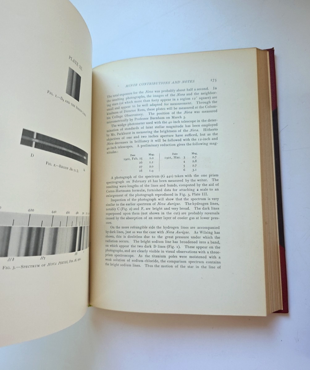 The Astrophysical Journal 1901 Complete Vols 13 & 14 Leather Chicago Press Rare