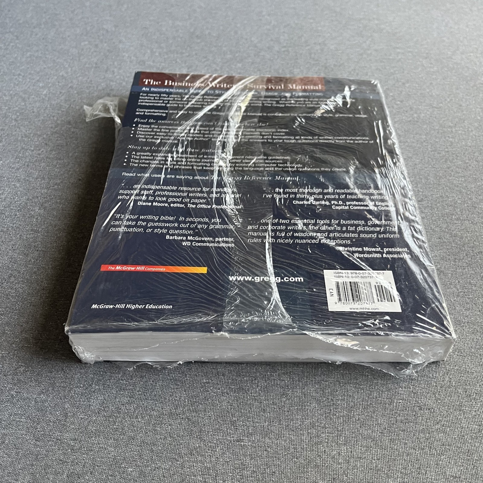 GREGG REFERENCE MANUAL By William A. Sabin Paperback