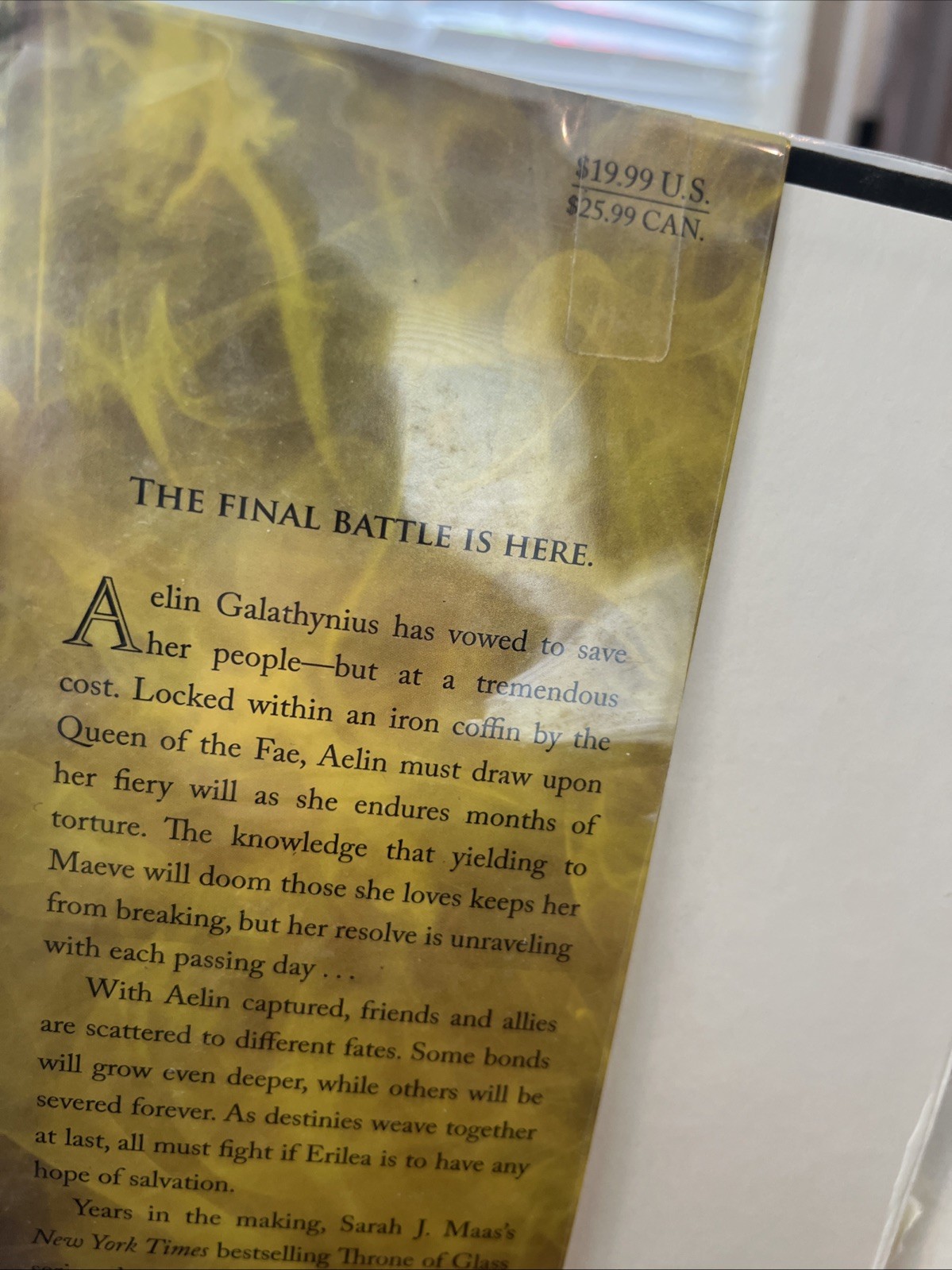 Kingdom of Ash (Throne of Glass) by Sarah J. Maas 2018 Hardcover Library Copy